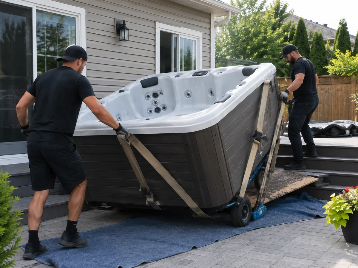 Hot Tub & Spa Removal service completed in Louisville KY